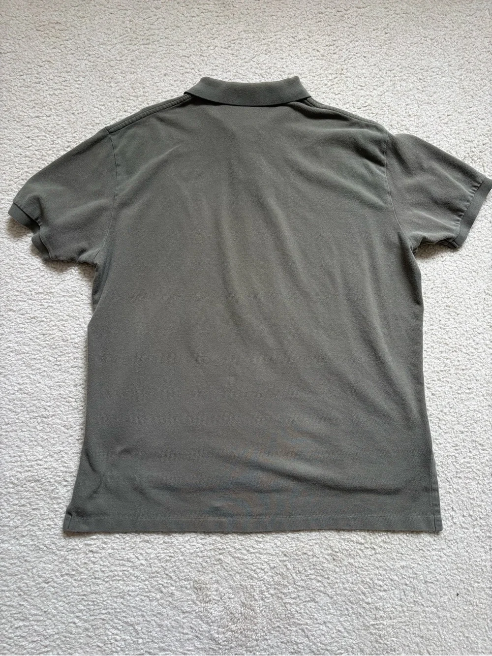 Polo Ralph Lauren olive green short sleeve polo shirt red logo sz XL preppy